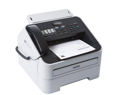 FAX BROTHER 2845 LASER MONOCROMO 20 PPM BANDEJA 250 FOLHAS 16 MB DE MEMORIA 33600 BPS COM AURICULAR TELEFONICO