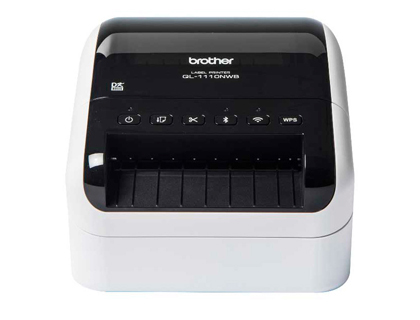 IMPRESSORA DE ETIQUETAS BROTHER QL-1110NWB ATE 103 MM CORTE AUTOMATICO IMPRESSAO B/N USB 2.0 WIFI BLUETOOTH