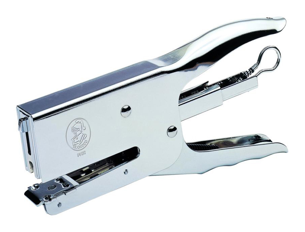 AGRAFADOR DE ALAVANCA EL CASCO M-88 METALICA CROMADA CAPACIDADE 30 FOLHAS