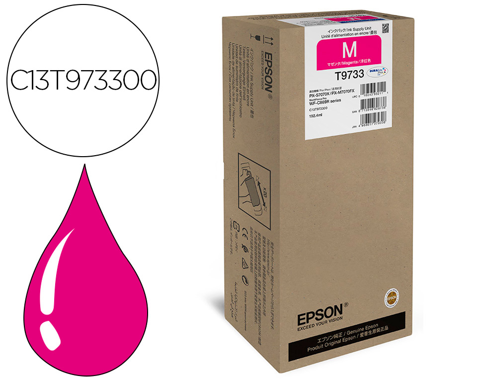 TINTEIRO EPSON WORKFORCE PRO WF-C869R MAGENTA XL INK SUPPLY UNIT