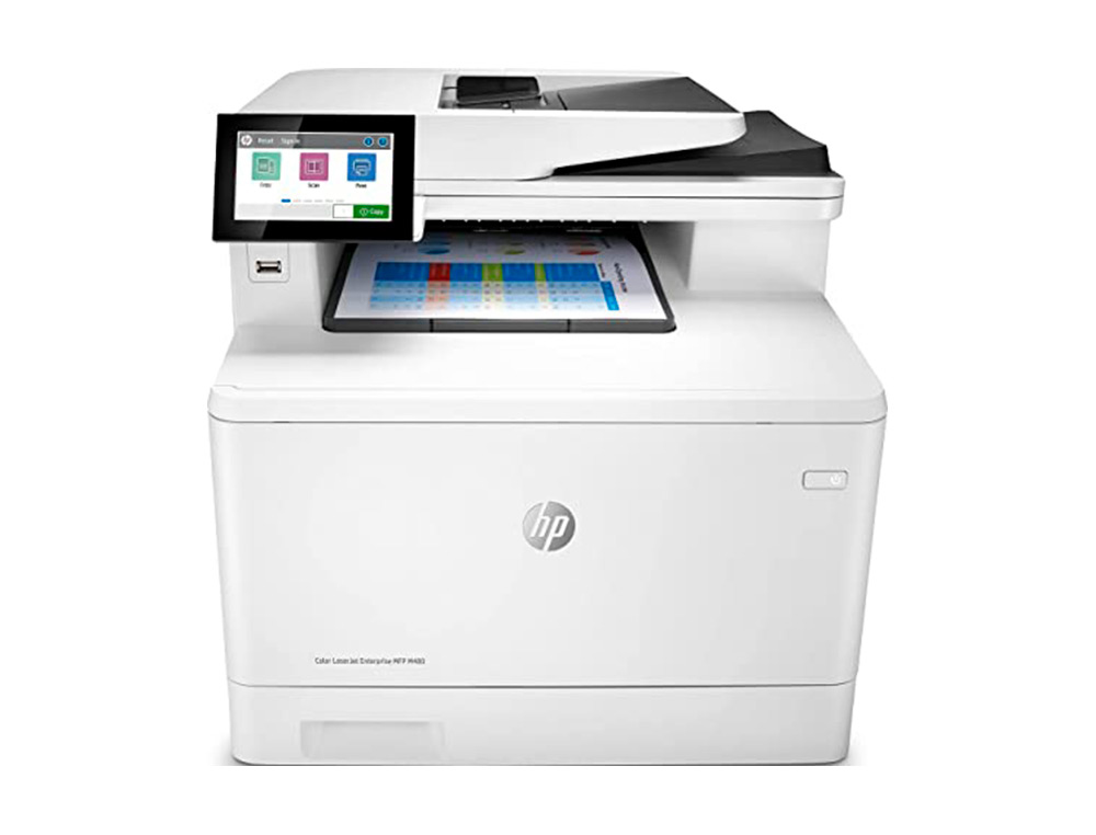 MULTIFUNCOES HP COLOR LASERJET ENTERPRISE MFP M480F DUPLEX RED 27 PPM SCANNER COPIADORA IMPRESSORA