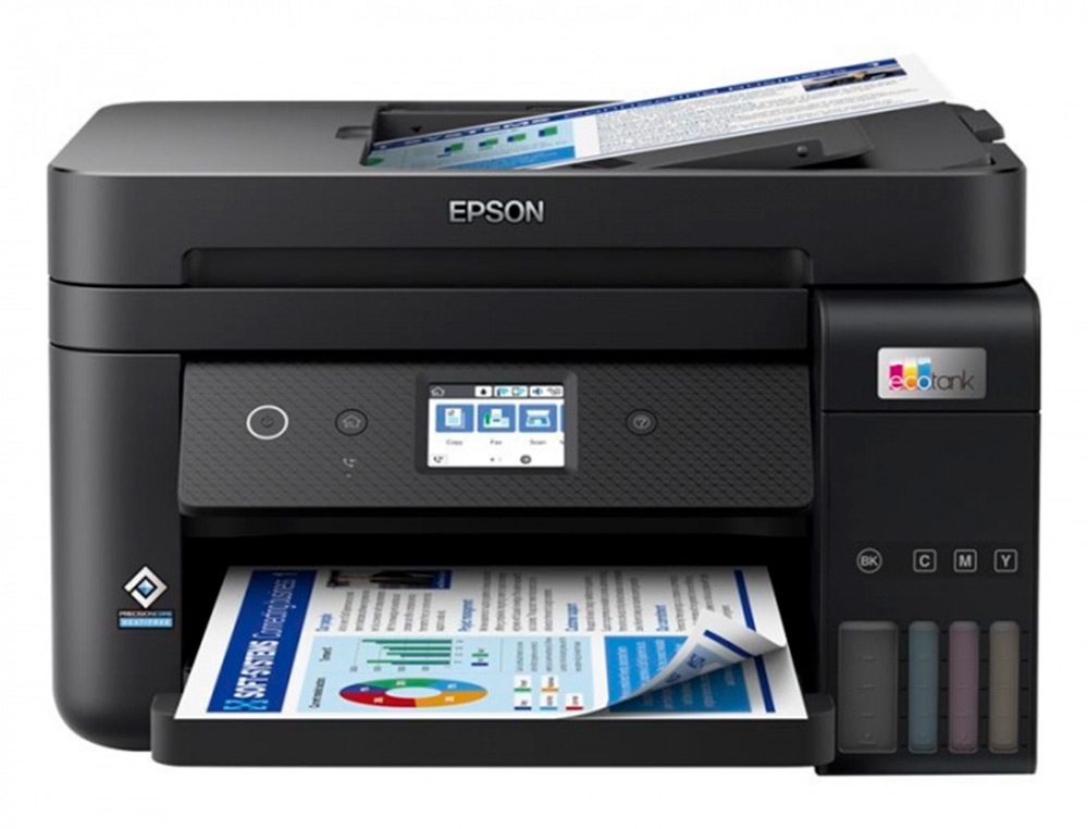 MULTIFUNCOES EPSON ECOTANK ET-4850 TINTA 15 PPM BANDEJA 250 FOLHAS SCANNER COPIADORA IMPRESSORA