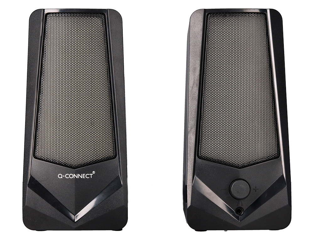 COLUNAS Q-CONNECT GAMING BLUE TOOTH COM ILUMINACAO RGB POTENCIA MAXIMA 2X3W CONTROLO DE VOLUME COR PRETO