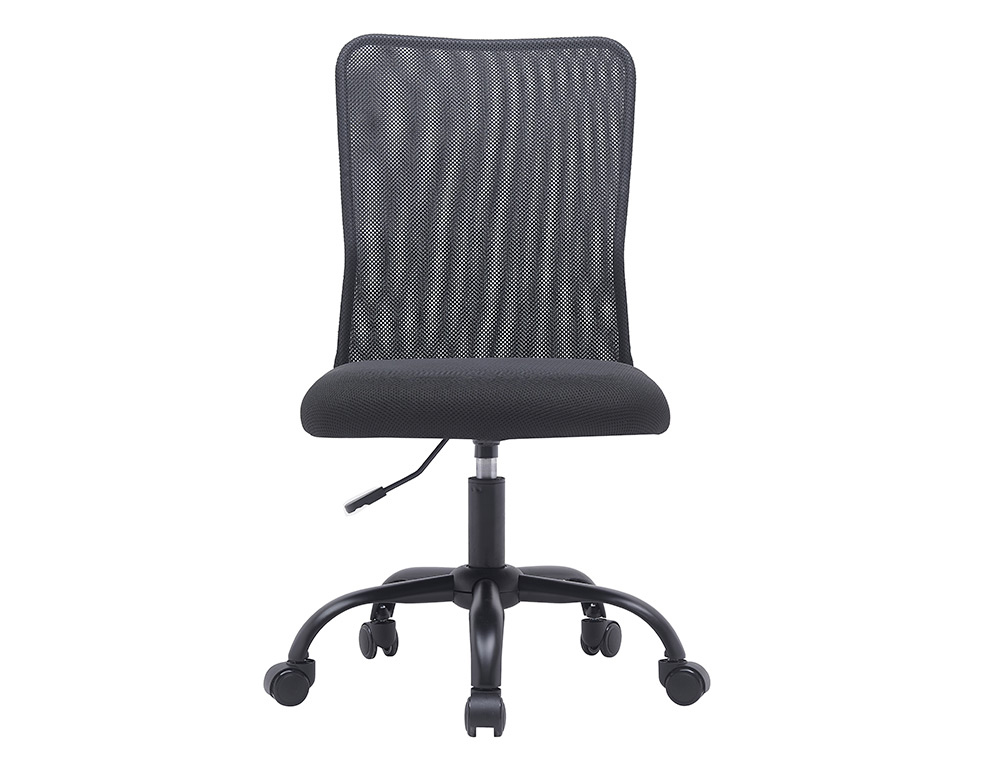 CADEIRA DE ESCRITORIO Q-CONNECT PARMA MALHA ALT MAX 990 MM LARG 480 MM PROF 590 MM SEM APOIO DE BRACOS COR PRETO