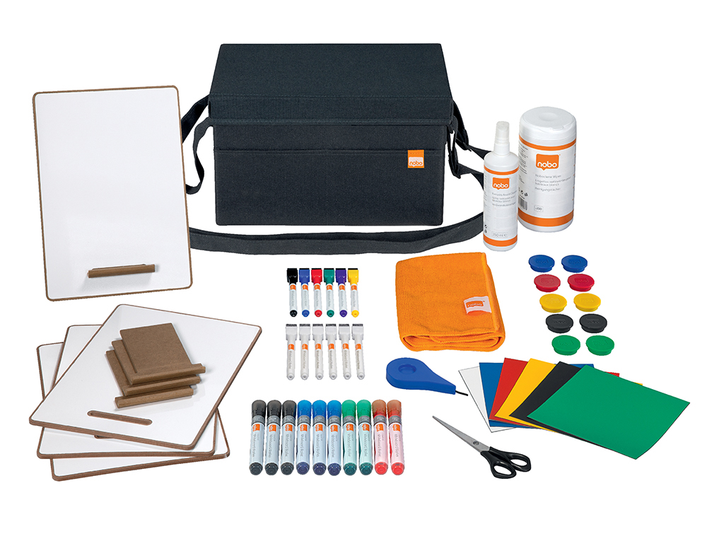 BOLSA KIT DE ACESSORIOS NOBO PARA QUADRO BRANCO 230X200X355 MM