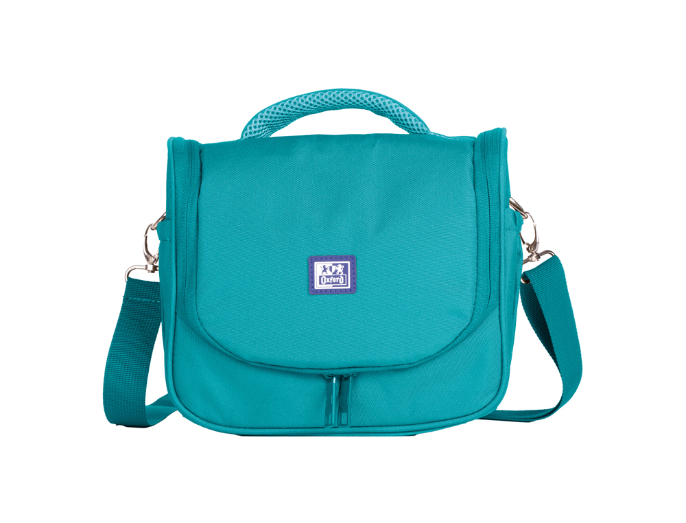 BOLSA ISOTRMICA OXFORD B-FOODIE RPET 220 X 250 X 160 MM VERDE AGUA