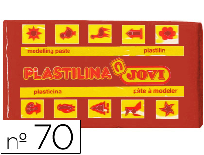 PLASTICINA JOVI 70 50 GR CASTANHO