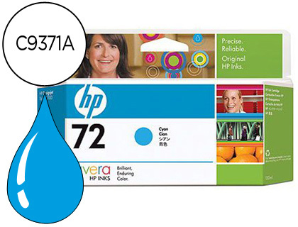 TINTEIRO HP 72 CIAN DESIGNJET T610/1100 130ML