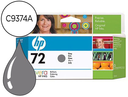 TINTEIRO HP 72 CINZA FOTO DESIGNJET T610/1100 130ML