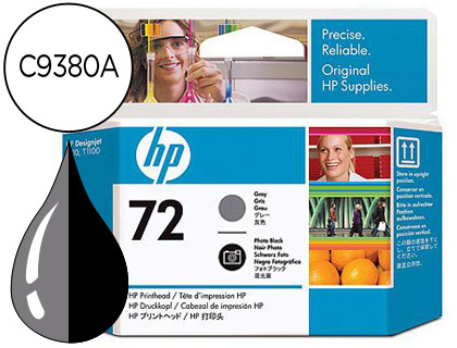 TINTEIRO HP 72 CABEA CINZA E PRETO FOTO DESIGNJET T610/1100