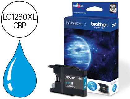 TINTEIRO BROTHER LC-1280XLC CIAN -1,200PAG MFC-J6510DW MFC-J6710DW MFC-J6910DW