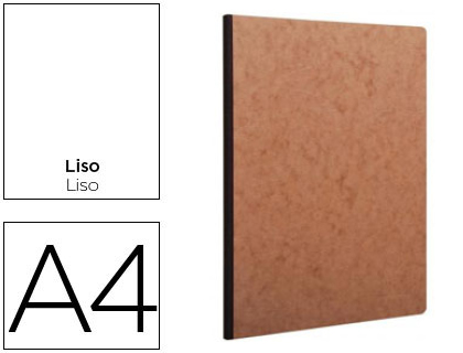 CADERNO CLAIREFONTAINE CAPA CARTOLINA DIN A4 LISO 96 FOLHAS COR HAVANA