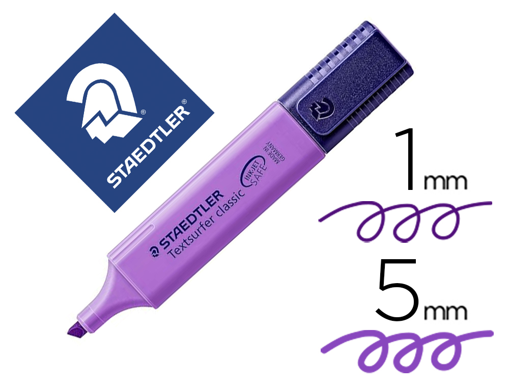 MARCADOR STAEDTLER TEXTSURFER CLASSIC 364 FLUORESCENTE VIOLETA