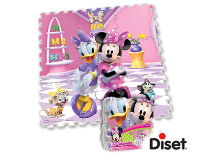 PUZZLE TAPETE DISET FOAM MINNIE 90,5X90,5 CM