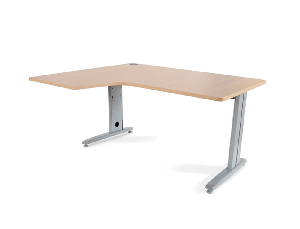 ALA PARA MESA ROCADA SERIE METAL 160X120 CM ESQUERDA ACABAMENTO AC01 FAIA