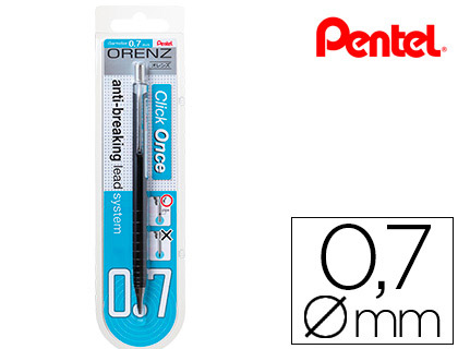 LAPISEIRA PENTEL ORENZ 0,7 MM -PRETO-EM BLISTER DE 1 UNIDADE