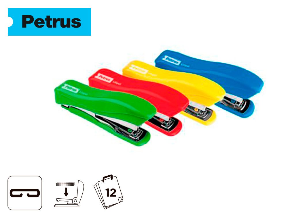 AGRAFADOR DE BOLSO PETRUS LILIPUT 200 CORES SORTIDAS