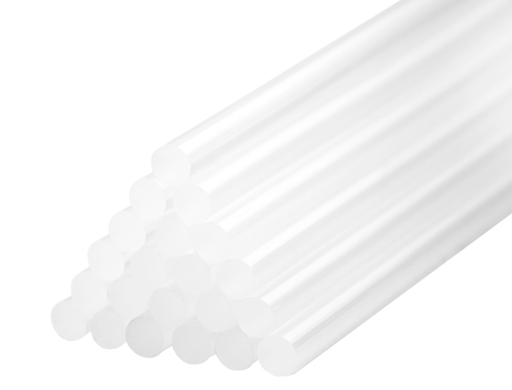 BARRA COLA TERMOFUSIVEL LIDERPAPEL 7 MM DIAMETRO X 200 MM COMPRIMENTO BLISTER DE 12 UNIDADES