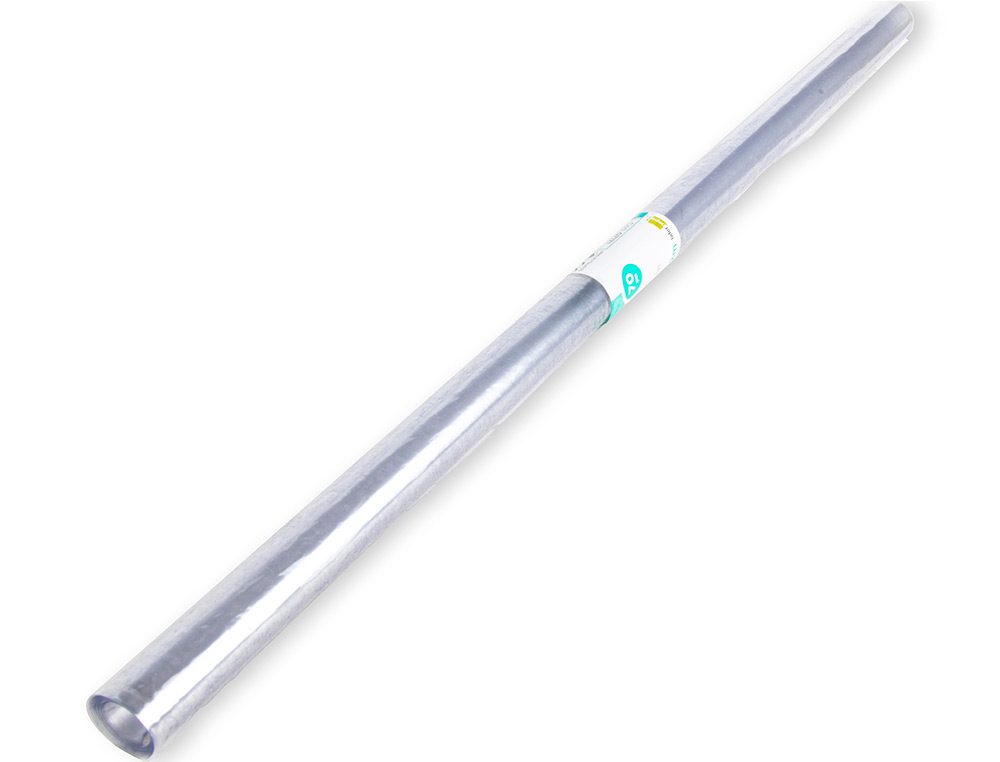 ROLO PLASTICO FORRA LIVROS, 0,45 MT X 2 MT. 70 MICRONS