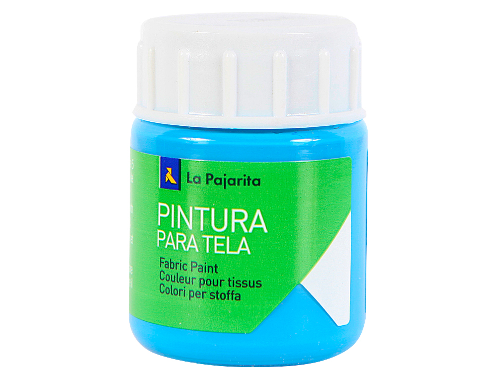 TINTA PARA TELA, 20 ML. LA PAJARITA - AZUL CYAN