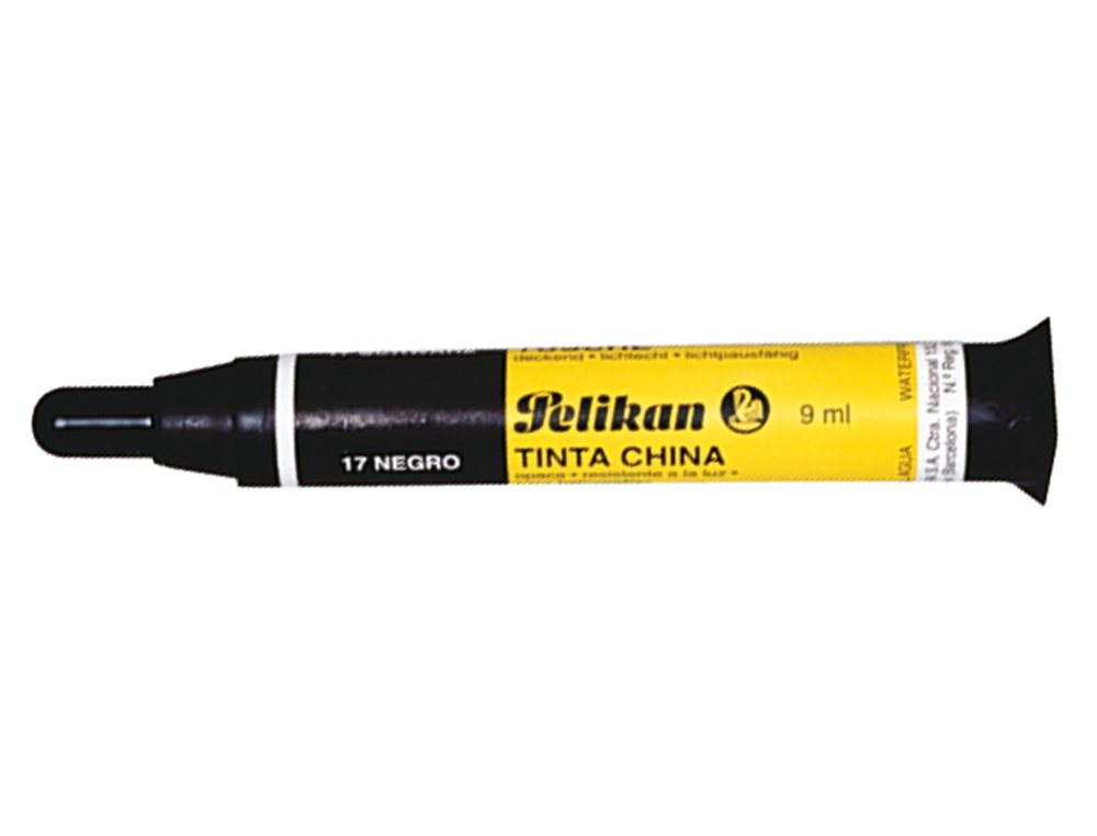 TINTA DA CHINA PRETA COM CARREGADOR 9 ML