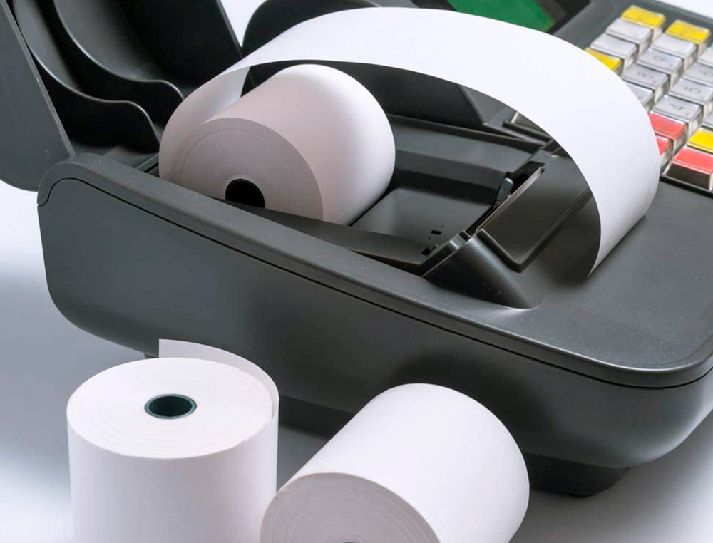 ROLO PAPEL PARA IMPRESSORA 70X65X11 MM 60 GR