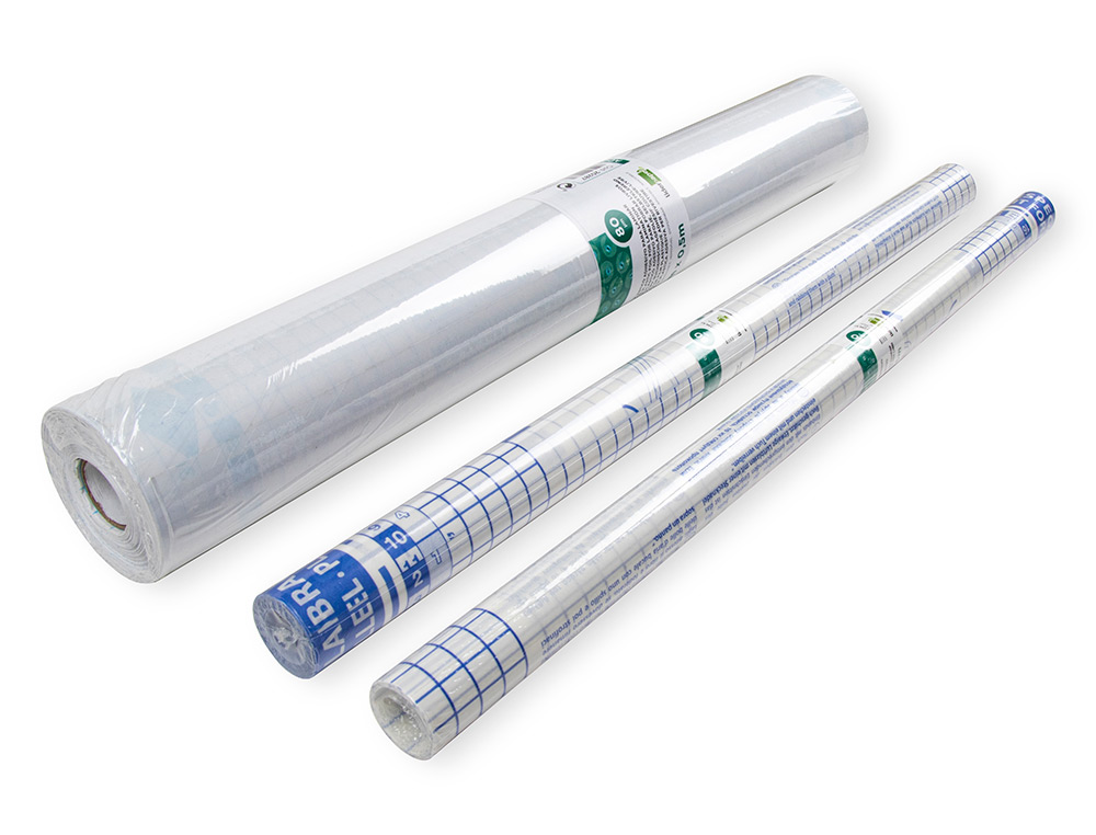 ROLO PLASTICO ADESIVO FORRA LIVROS 0,50 MT X 1,50 MT 50 MICRONS