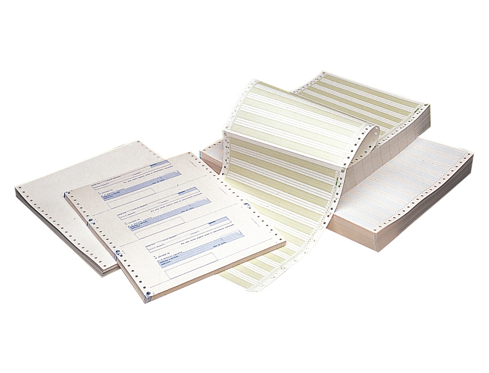 PAPEL CONTINUO 240 MMX12'', BRANCO COM 2500 FOLHAS 1 VIA