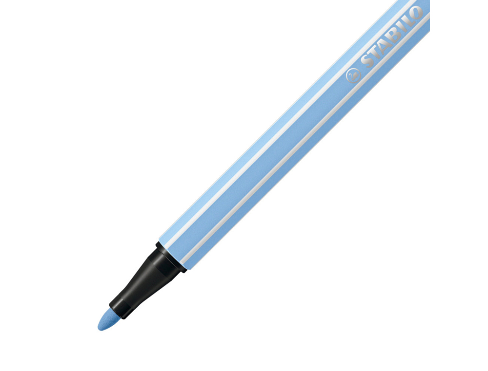 MARCADOR STABILO AGUARELAVEL PEN 68 AZUL CLARO 1 MM