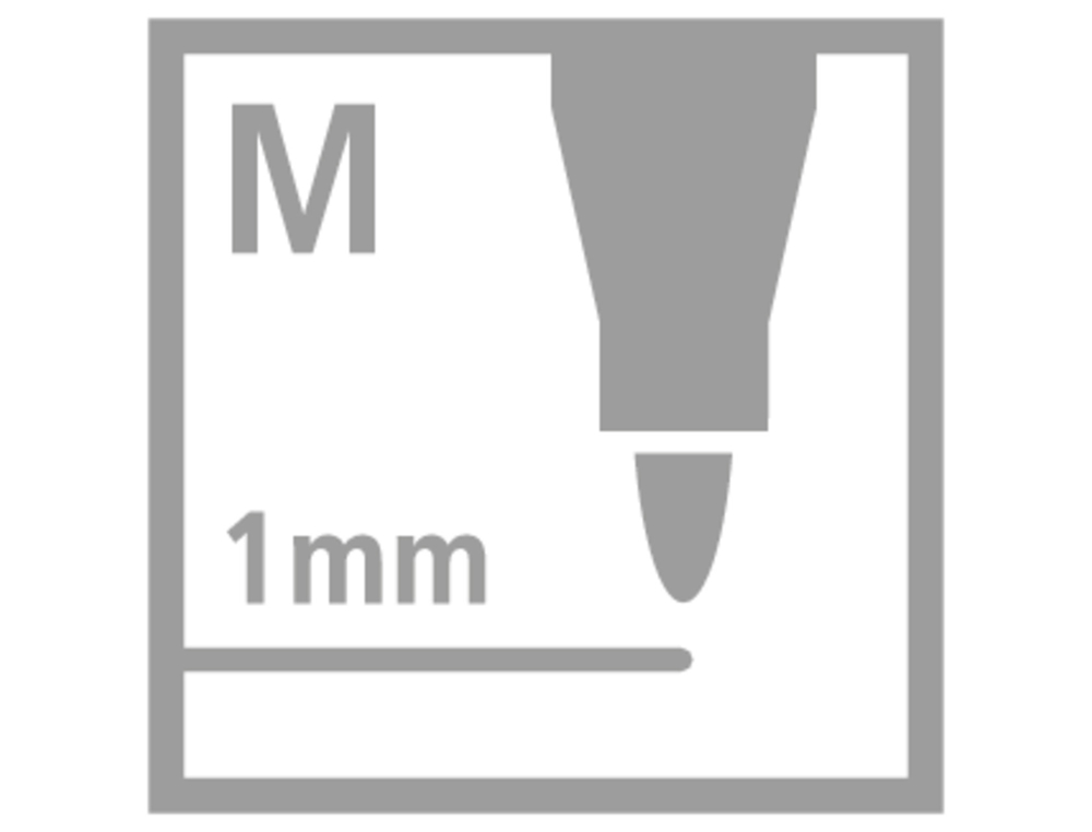 MARCADOR STABILO AGUARELAVEL PEN 68 PELE CLARO 1 MM