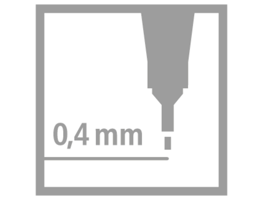 MARCADOR STABILO PONTA DE FIBRA POINT 88 CINZA AZULADO CLARO 0,4 MM