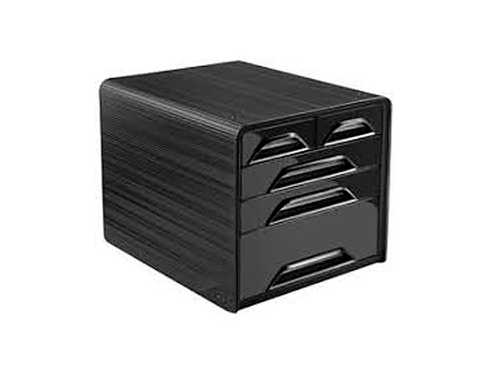 BLOCOS CLASSIFICADORES DE SECRETARIA CEP 5 GAVETAS MISTOS PRETO/PRETO 360X288X270 MM