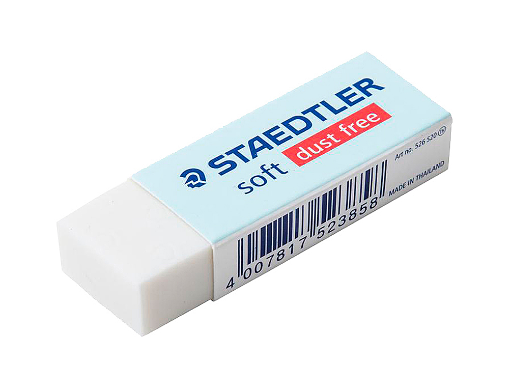BORRACHA STAEDTLER SOFT BRANCA 526 S20