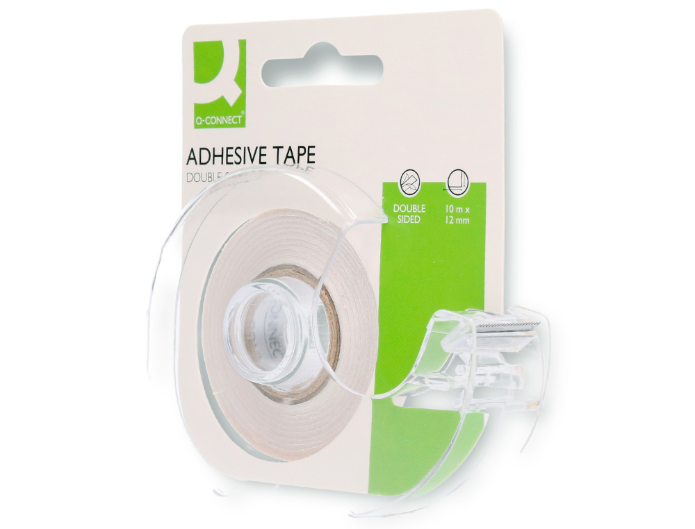 FITA ADESIVA Q-CONNECT DUPLA FACE 10 MT X 12 MM
