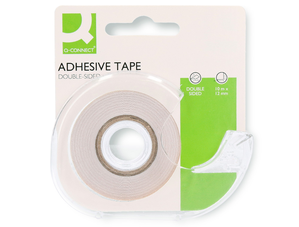 FITA ADESIVA Q-CONNECT DUPLA FACE 10 MT X 12 MM