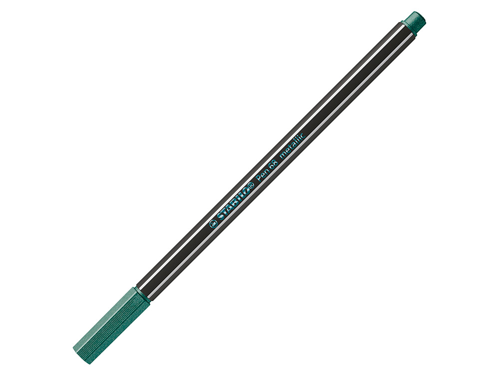 MARCADOR STABILO AGUARELAVEL PEN 68 METALICO VERDE 1 MM