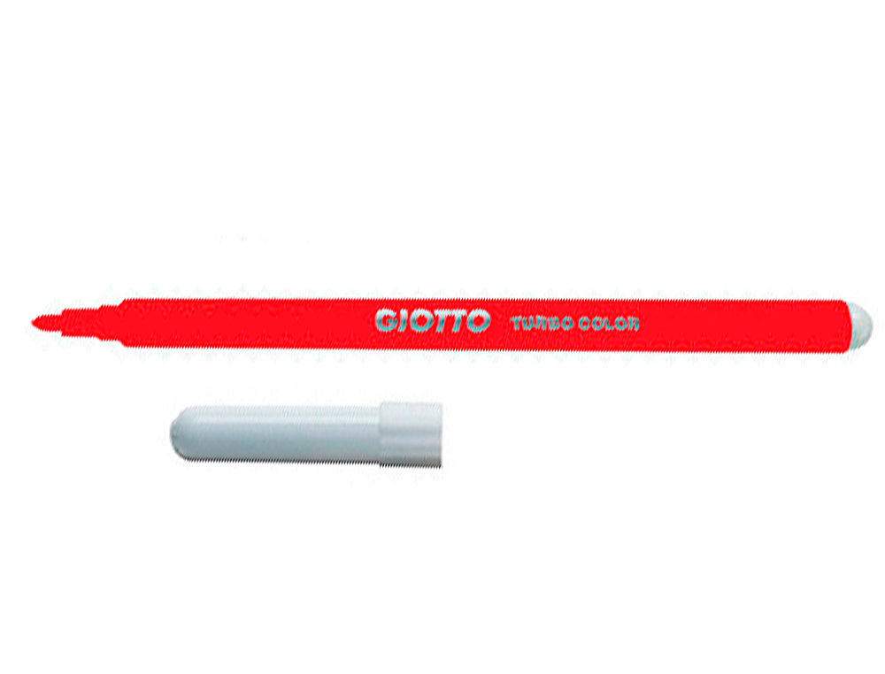 MARCADOR GIOTTO TURBO COLOR LAVAVEL COM PONTA BLOQUEADA UNICOLOR VERMELHO