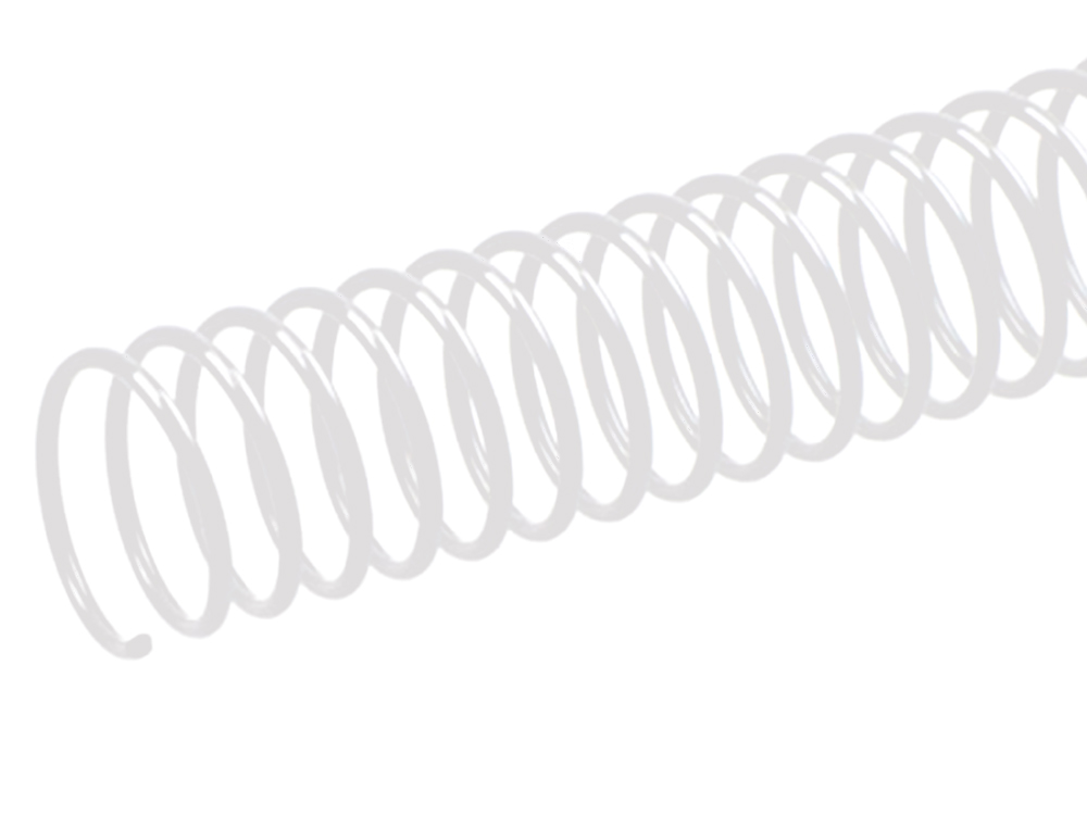 ESPIRAL Q-CONNECT METALICA BRANCO 64 5:1 14 MM 1 MM CAIXA DE 100 UNIDADES