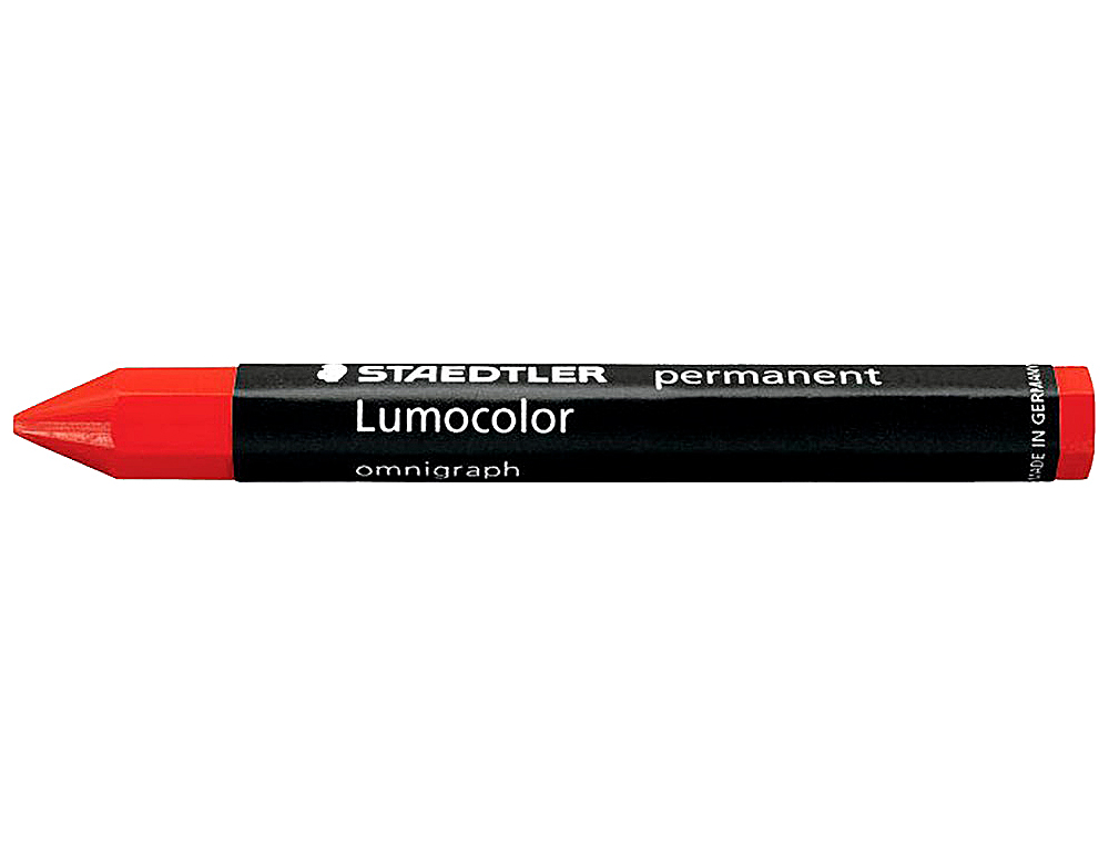 MINAS STAEDTLER PARA MARCAR VERMELHO LUMOCOLOR PERMANENTE OMNIGRAPH 236 CAIXA DE 12 UNIDADES