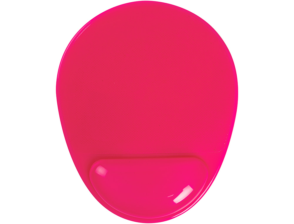 TAPETE PARA RATO Q-CONNECT COM APOIO DE PULSOS DE GEL E PVC COR ROSA