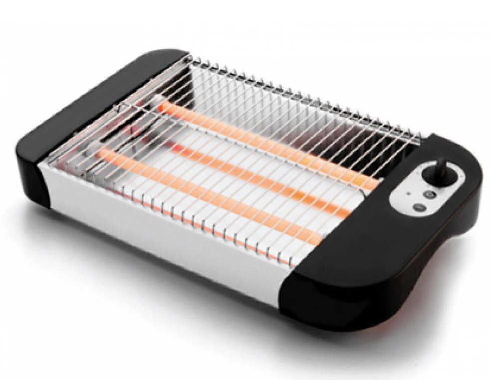 TORRADEIRA LACOR PLANA POTENCIA 600W COM BANDEJA 36X21X6,5 CM