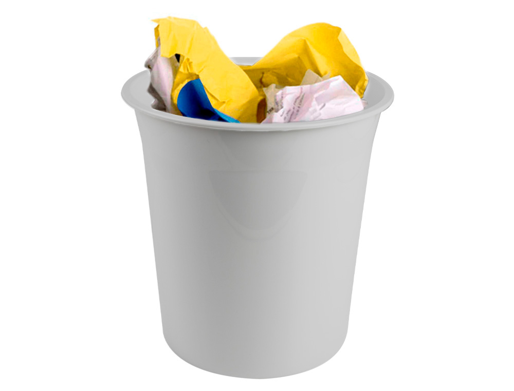 CESTO PLASTICO Q-CONNECT CINZA OPACO 13 LITROS