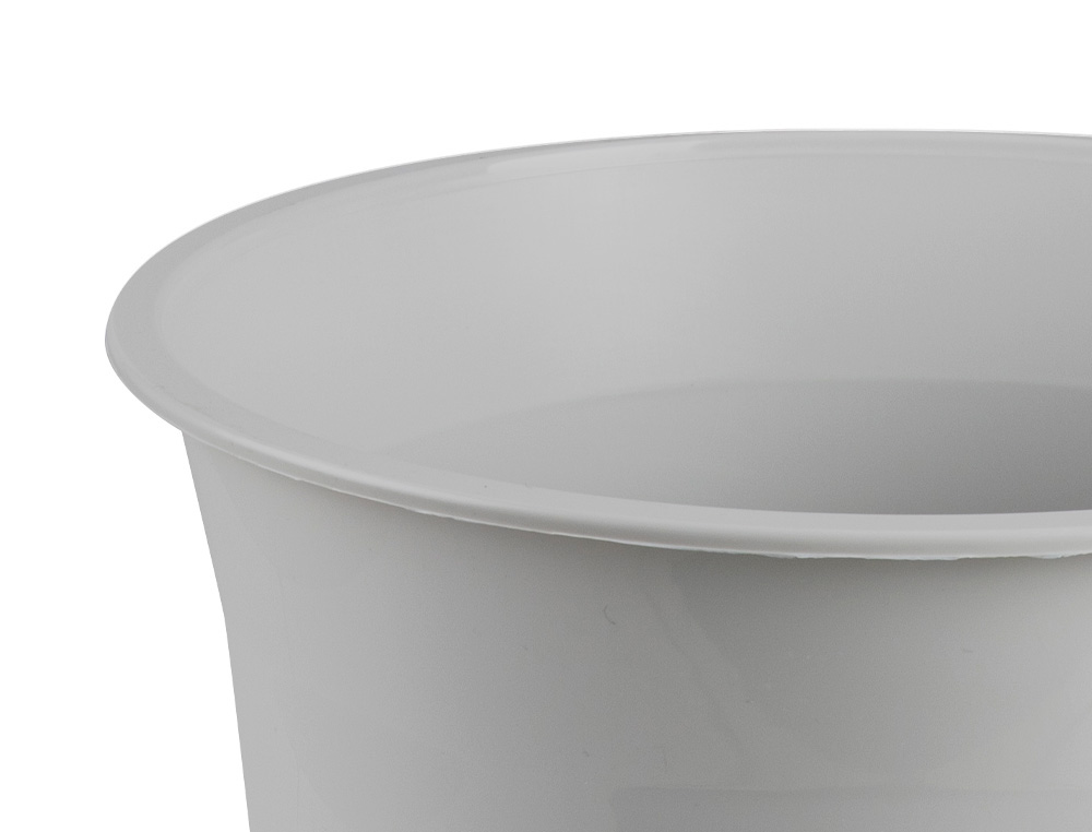CESTO PLASTICO Q-CONNECT CINZA OPACO 13 LITROS