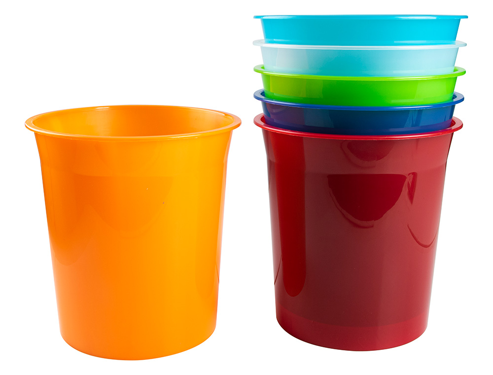 CESTO PLASTICO Q-CONNECT CINZA OPACO 13 LITROS