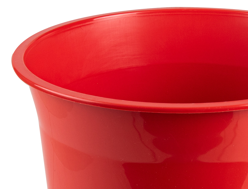 CESTO PLASTICO Q-CONNECT VERMELHO OPACO 13 LITROS