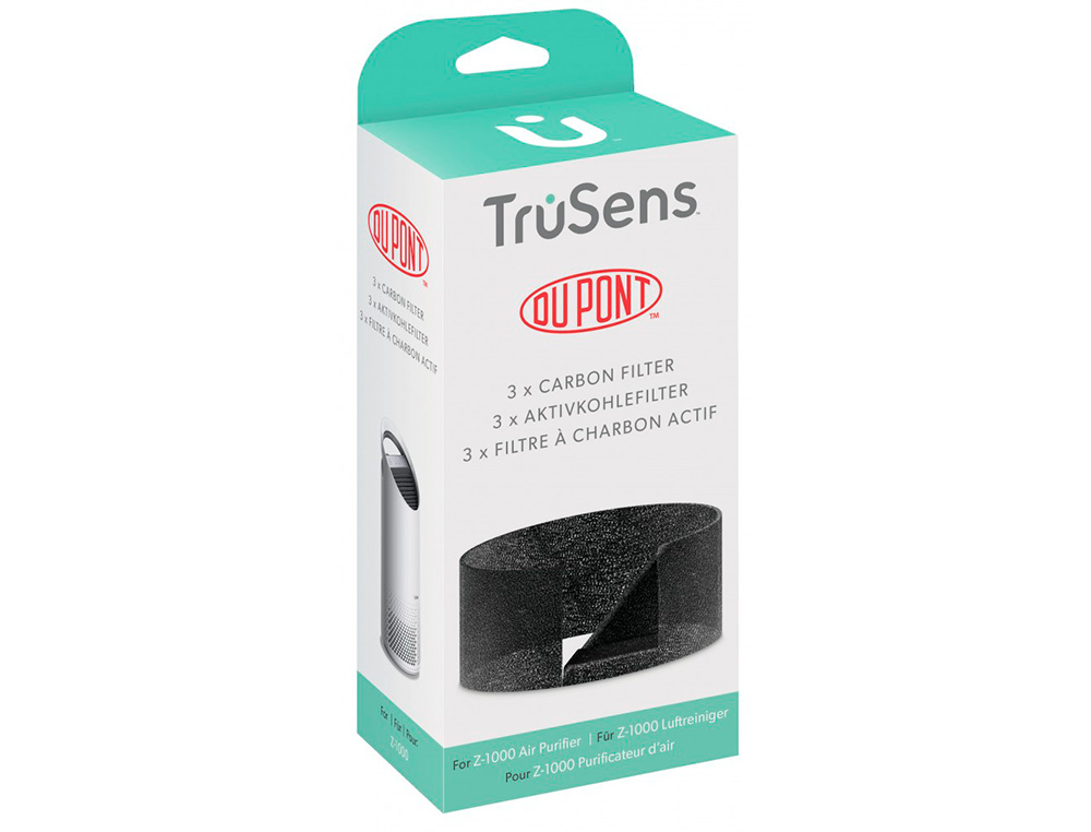 FILTRO DE CARBONO LEITZ DUPONT PARA PURIFICADOR DE AR TRUSENS Z-1000 PACK DE 3 UNIDADES