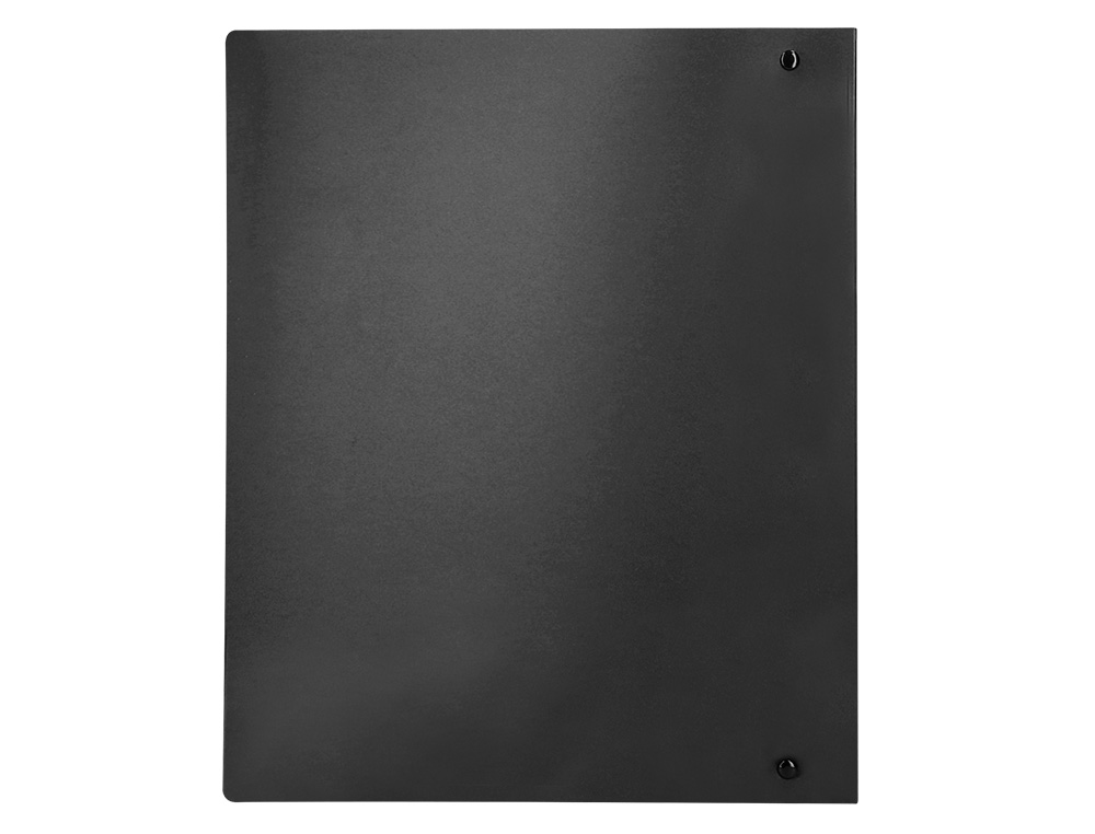 PASTA LIDERPAPEL POLIPROPILENO DIN A4 4 ANEIS MISTOS 40 MM PRETO OPACO