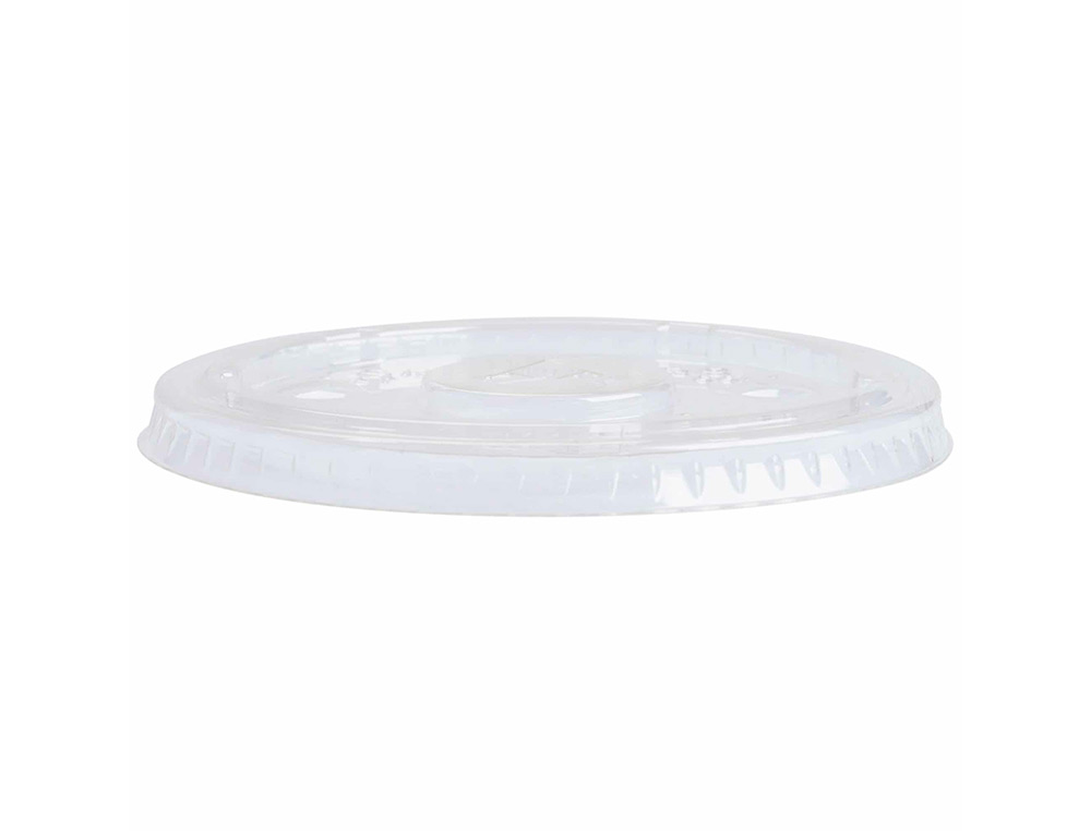 TAMPA DE PLASTICO BIODEGRADAVEL PARA COPO DE 290 CC PACK DE 100 UNIDADES