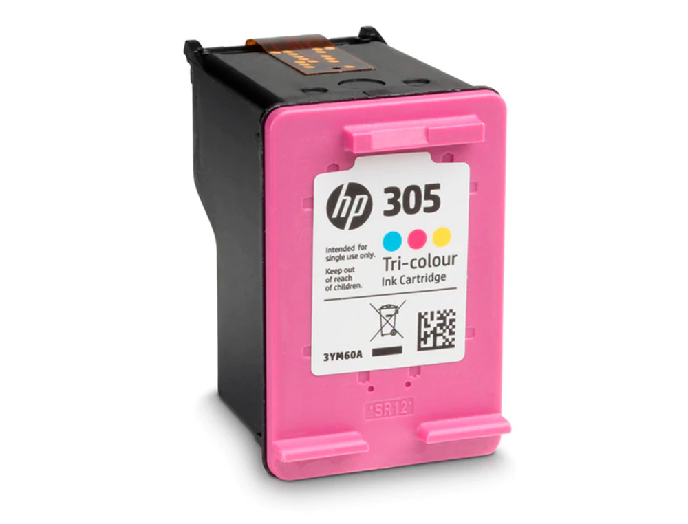 TINTEIRO HP 305 DESKJET 1210 / 1212 / 1255 / 2732 / 2752 / 4155 / 4158 ENVY 6020 / 6052 /6055 / 6420 TRICOLOR 100