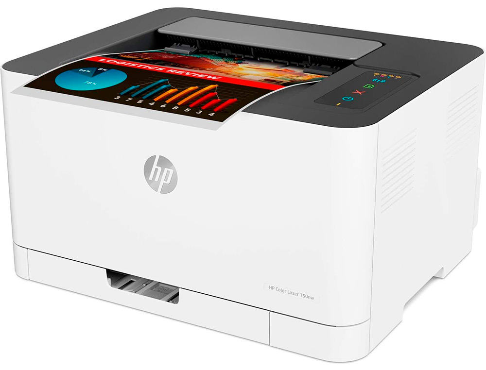 IMPRESSORA HP COLOR LASER 150NW 18 PPM PRETO 4 COLOR PPM BANDEJA 150 FOLHAS
